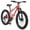 Orange, variant on 24 Inch Bike 7 Speeds Mountain Bike, Dual Disc Brake, High-Carbon Steel Frame, Front Suspension, Mountain Trail Bike, Urban Commuter City Bicycle