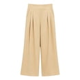 thumbnail image 2 of Uniform Pants Girls Dress Pants High Stretchy Stretch Pants with Pockets Back To School School Uniforms 9-10 Years, 2 of 5