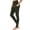 Army Green, variant on Women's Leggings Black and White Plus Size Solid Pocket High Waisted Yoga Leggings Sportswear