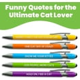thumbnail image 3 of Funny Cat Lover Gift Pen Set, 5-Piece Pen Set with Stylus Tip, Gift for Cat Parents, Friends and Co-Workers, 3 of 5