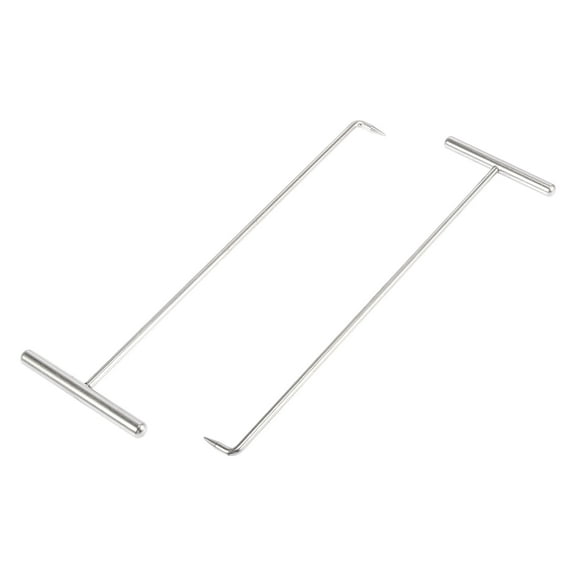 2pcs Car Instrument Cluster Removal Pulling Hook Tool Silver Tone for Mercedes Benz