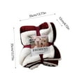 thumbnail image 4 of Xuniizn Soft Blankets, Throw Blanket for Couch, Flannel Sherpa Blanket Fleece Blanket for Adults, Cozy, Plush, Thicken, Reversible, Machine Washable, Wine, 4 of 8