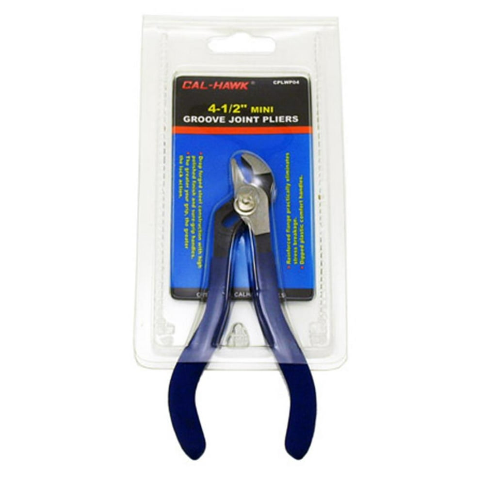 "Cal Hawk Tools 41/2"" Mini Groove Joint Pliers"