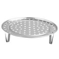 thumbnail image 4 of Cooking Steamer,Steamer Rack Steaming Rack Stainless Steel,Steamer Rack Steaming Tray Stand Round Cooling,Racks Steaming Stand Canner Food Steamer Basket,Cooking Camping Outdoor 7.09inch, 4 of 7