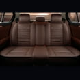 thumbnail image 3 of Maidao Car Seat Covers Leather Full Set for toyota for Corolla Hybrid 2020-Present 5 Seats Compatible Airbag Water Resistant Front Rear Cushion Protector Coffee, 3 of 8