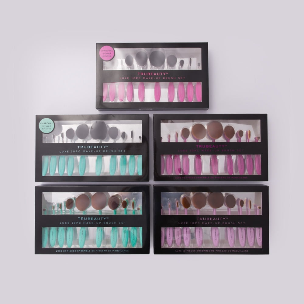 Pro Essentials Makeup Brush 5pc Set Tru Beauty