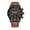 B, variant on Men's Quartz Watch, Leather Strap Waterproof Watch with Large Dial, Decorative Sub-Dial Design, Analog Wristwatch for Business Casual Wear, Birthday Anniversary Gift for Men