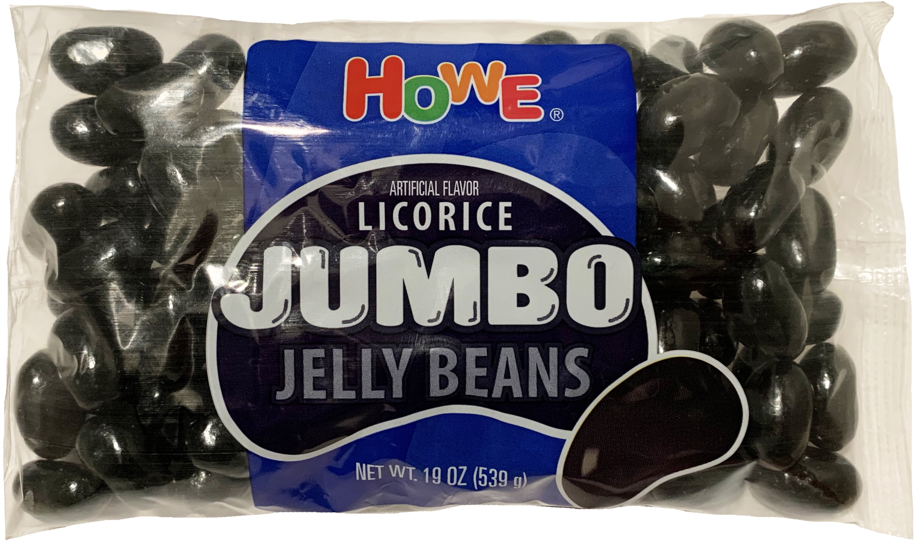 Howe Licorice Jumbo Jelly Beans, 19 oz