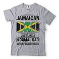 thumbnail image 5 of Jamaican Dad Shirt Fathers Day Jamaican Shirt Jamaican Father Gifts Jamaica Patriotic Flag Shirt (X-Large Navy Blue), 5 of 6