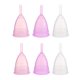 thumbnail image 3 of Copa menstrual reutilizable en tamaño grande, color transparente, hecha de silicona de grado médico, suave y cómoda para uso diario, ideal para actividades como nadar o dormir, fácil de limpiar y, 3 of 7