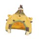 thumbnail image 1 of Decoración de acuario, estatua multifunción, decoración para cría de bettas domésticos. Amarillo, 1 of 9