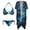 Blue Lily, variant on XYZCANDO Goth Bat Women's Triangle Bikini String Bikini Set Plus Size Swimsuit Sexy Bathing Suits Cheeky Swimwear with Beach Cover Ups Cardigan Flowy Robe Cover Up Summer Clothes