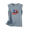 thumbnail image 4 of Wycnly Summer Saving Tank Top for Women Gym Tops for Women Basic Fit Patriotic 4th of July Tank Tops 2024 Casual Independence Day Graphics Sleeveless Shirts Ladies Sleeveless Shirt, 4 of 4