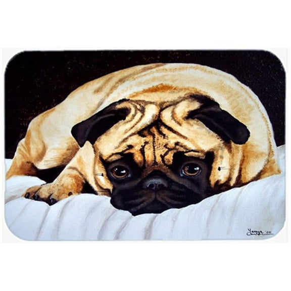 Fred the Pug Mouse Pad, Hot Pad or Trivet