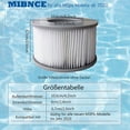 thumbnail image 3 of Set Of 4 Replacement Filter Cartridges For Mspa Inflatable Swimming Pool, Jacuzzi, 3 of 4