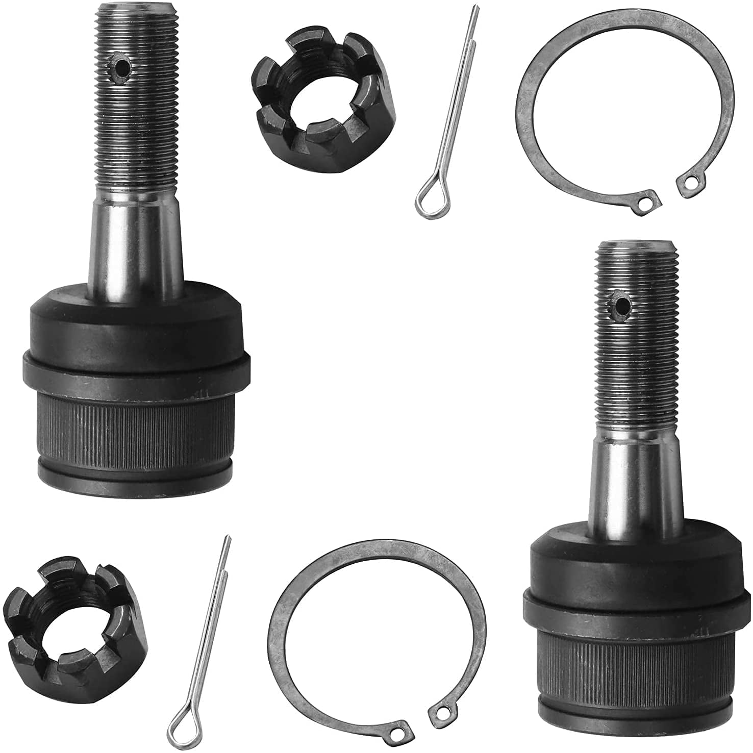 Detroit Axle - 4WD Front Wheel Bearing Hubs Kit for 99-04 Ford F-250 F-350 Super Duty, 2000-2002 Excursion, 2 Wheel Bearing Hubs Assembly 4 Upper Lower Ball Joints 2001 Replacement