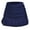 Skirts for women-Navy, variant on Skirt for Women Long Women Skirted Bikini Bottom High Waisted Shirred Bottom Ruffles Swimwear Black M