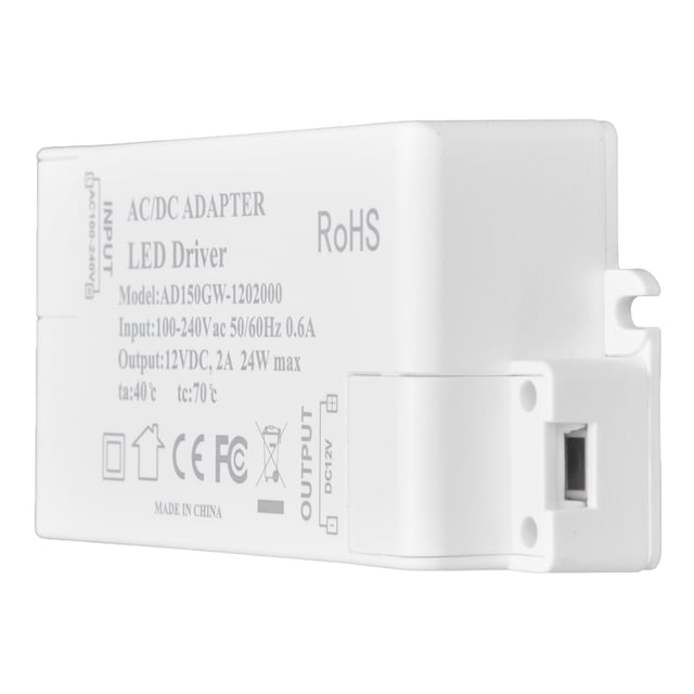 Controlador LED, Transformador De Luz LED Multifuncional Silencioso AC 100-240V DIY Para Sala De Estar Para El Hogar Para Oficina
