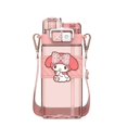 thumbnail image 1 of Botella de agua Kawaii Sanrio Kuromi My Melody Cinnamoroll de dibujos animados, botella de agua deportiva de paja de gran capacidad, taza portátil para Bebidas frías, 1 of 4