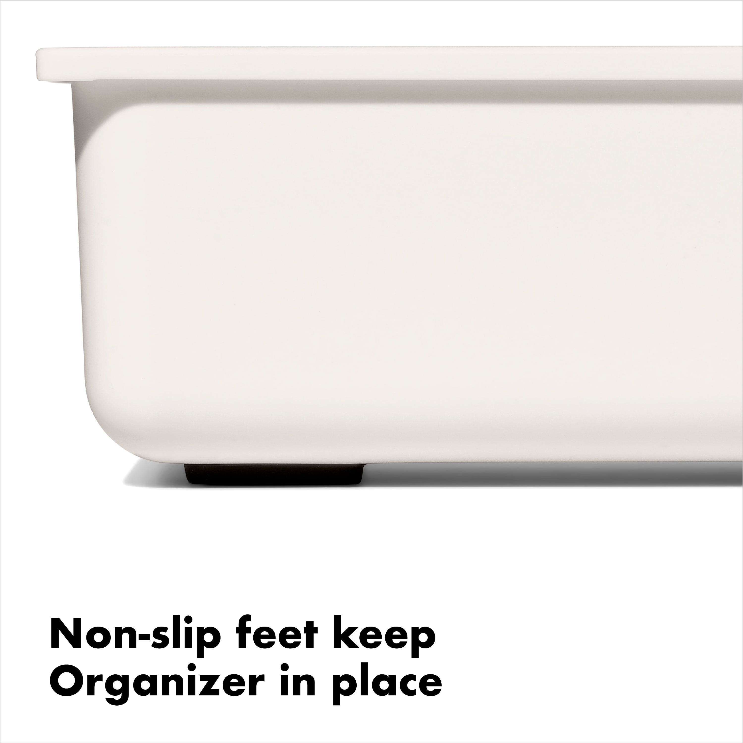 (2 pack) OXO Compact Knife Drawer Organizer, Gray