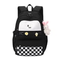 thumbnail image 1 of Mochila escolar TYHOTULY, bonita, para niñas, mochila kawaii negra, 1 of 7