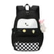 thumbnail image 1 of Mochila escolar TYHOTULY, bonita, para niñas, mochila kawaii negra, 1 of 7