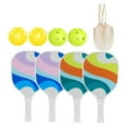 thumbnail image 4 of ziyahi Wood Pickleball Rackets With 4 Balls Storage Bag Set Portable Outdoor Sports Rackets For Beginners And Adults . Summer, 4 of 6