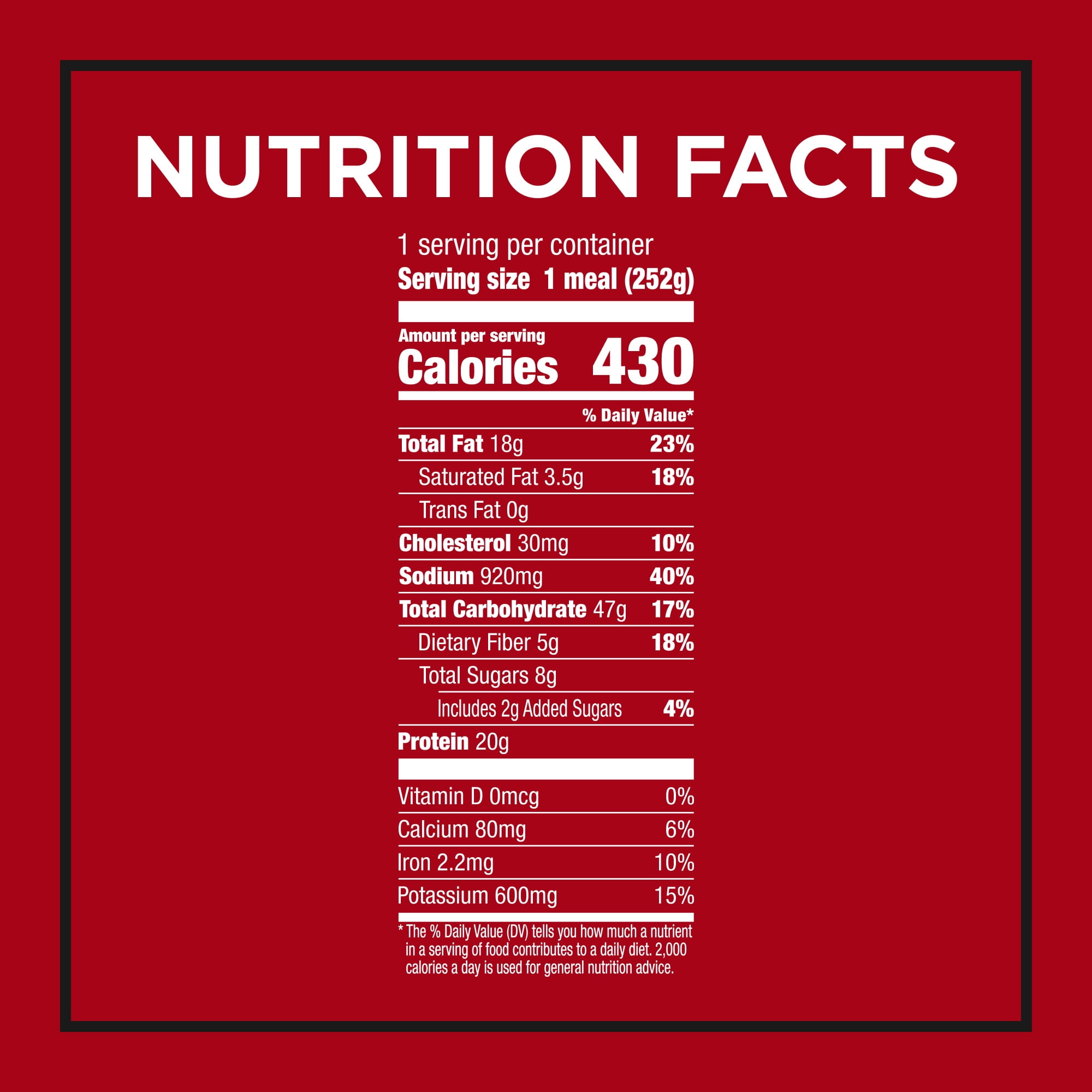 Banquet Chicken Strips with Mac and Cheese, 20g Protein, Frozen Meal, 8.9 oz.