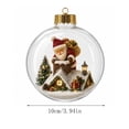 thumbnail image 4 of LOWLHOME Clearance！Glowing Christmas Story Ornament, Light-Up Mini Holiday Scene with Warm LED Light, Festive Keepsake Gift for Home Christmas Party Decoration，#E, 4 of 8