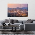 thumbnail image 3 of TISHIRON 3PCS Framed Canvas Wall Art Set,42"x28" Arizona Cities Sunset Canvas Art Decor, 3 of 7