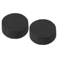 thumbnail image 1 of Unique Bargains 5x5x2.5cm Pickleball Paddle Eraser, Round Rubber Pickleball Racket Dust Remover,Black 2 Pcs, 1 of 6