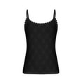thumbnail image 4 of LIaqionyy Womens Lace Trim Tank Tops Casual Spaghetti Straps Cute Vest Tops Trendy Hollow Out Crochet Cami Top, 4 of 6