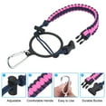thumbnail image 4 of Uxcell Water Bottle Holder, Paracord Handle for 32oz to 40oz Bottles, Rose Red, Dark Blue, 4 of 6