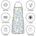 thumbnail image 6 of Fuzoiu Tennis Rackets And Balls Print Kitchen Cooking Aprons,Kitchen Cooking BBQ Aprons,Chef Apron with 2 Pockets for Men Women,Art Aprons for Painting Pottery Ceramics, 6 of 7