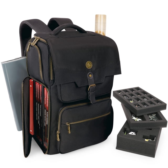 Mochila ENHANCE para RPG DnD, organizador para DM, compatible con laptop de 18"