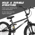 thumbnail image 4 of KORIMEFA Freestyle Kids BMX Bikes 18 20 inch Kids Bicycles for Years Old Boys Girls Teen with Adjustable Seat and Handbrake, for Kids 8-12 Beginner-Level to Advanced Rider, 4 of 15