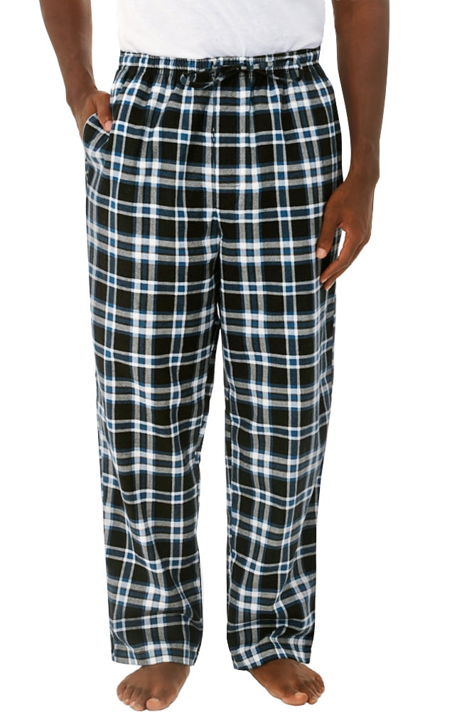 mens flannel pajama pants walmart