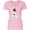 AD-Pink, variant on Inktastic Karate Girl, Cute Girl, Black Belt, Brown Hair Women's V-Neck T-Shirt