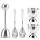thumbnail image 1 of Egg Cracker Topper Set – Soft Hard Boiled Eggs Separator Tool – Include Spoons and Cups-Shell Remove, 1 of 5