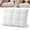 1 Pcs, variant on 3D Bread Down Bed Pillows for Sleep, for Side and Back Sleepers, White Fluffy Soft Gusseted Pillows, Hotel Collection Bed Pillows with Breathable Cotton Shell,4 pcs:2.2 lbs