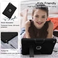 thumbnail image 3 of Kids Case for iPad (A16) 11th Generation 11 Inch 2025, iPad 10th Generation 10.9" 2022 Durable Rugged Heavy Duty Shockproof Lightweight Stand Cover for iPad 10th / 11th Gen,Black, 3 of 12