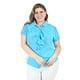 thumbnail image 1 of Blusa con detalle de olanes Roman Fashion /Tallas Extras, 204 (Azul claro) azul 40, 1 of 6