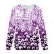 thumbnail image 4 of Sudadera de cuello redondo transpirable cómoda de manga larga con estampado de moda para mujer Fridja  fjkfkj7568, 4 of 5