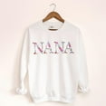 thumbnail image 3 of Embroidery Nana Sweatshirts For Women Gift Sweatshirt From Grandkids Nana Flower Grandma Gift Mothers Christmas, 3 of 7