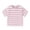 Pink, variant on YunPes Unisex-Baby Organic Tee Kids Striped Cotton T-Shirt Casual Crewneck Short Sleeve Boy Girls Summer Tee Top Toddler Undershirt