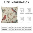 thumbnail image 5 of COMIO Pillow Case Bird Pattern Double Sided Decorative Cushion Cover for Sofa Bed Chair Car, 5 of 5