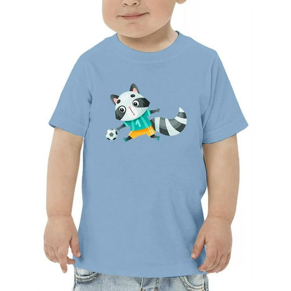 Soccer Raccoon T-Shirt Toddler -Image by Shutterstock, 5 Toddler