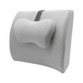 thumbnail image 1 of Esquirla Office Chair Back Support Breathable Back Support for Couch Gaming Chair Car light gray, 1 of 8