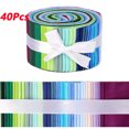 thumbnail image 1 of 40 Pcs Bandes de Quilting en Coton Gelée pour Couture Patchwork Artisanat, 1 of 8