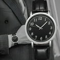 thumbnail image 3 of DESIGNICE Automatic Watches for Men Fashion Design Leather Watch Digital Quartz Men's Watch, 3 of 7